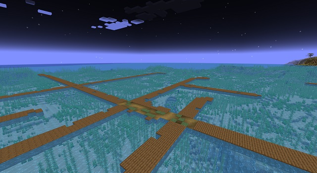 స్నోవీ విలేజ్ వీధులు మాత్రమే